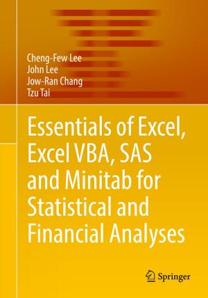 Book cover of Essentials of Excel, Excel VBA, SAS and Minitab for Statistical and Financial Analyses