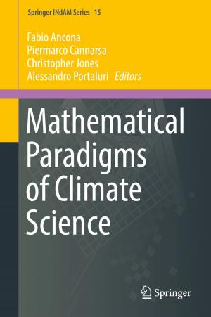 Cover of the book Mathematical Paradigms of Climate Science by Knud Erik Jørgensen, Audrey Alejandro, Alexander Reichwein, Felix Rösch, Helen Turton