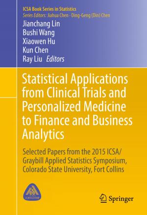 Cover of the book Statistical Applications from Clinical Trials and Personalized Medicine to Finance and Business Analytics by George A. Anastassiou