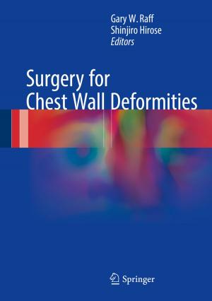Cover of the book Surgery for Chest Wall Deformities by David Geiger