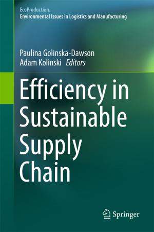 Cover of the book Efficiency in Sustainable Supply Chain by Jorge Luis García Alcaraz, Aide Aracely Maldonado Macías