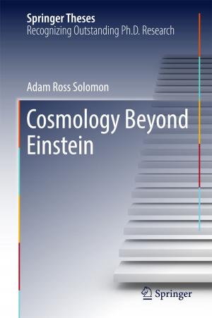 Book cover of Cosmology Beyond Einstein