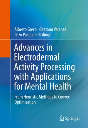 Cover of the book Advances in Electrodermal Activity Processing with Applications for Mental Health by Johannes Lambrechts, Saurabh Sinha