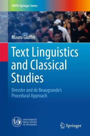 bigCover of the book Text Linguistics and Classical Studies by 