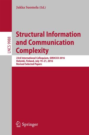 Cover of the book Structural Information and Communication Complexity by James E. Small