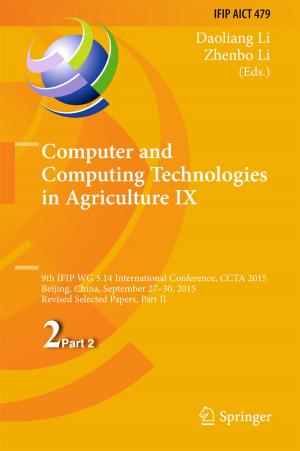 Cover of the book Computer and Computing Technologies in Agriculture IX by Nina Szogs