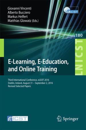 Cover of the book E-Learning, E-Education, and Online Training by Luis Tomás Montilla Fernández