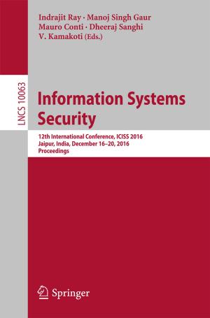 Cover of the book Information Systems Security by Anja du Plessis