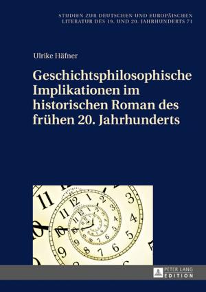 Cover of the book Geschichtsphilosophische Implikationen im historischen Roman des fruehen 20. Jahrhunderts by Olivier de Maret