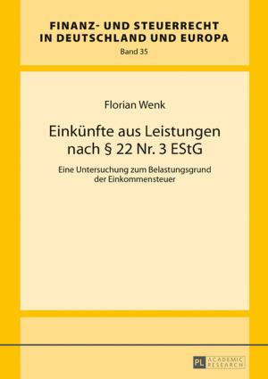 Cover of the book Einkuenfte aus Leistungen nach § 22 Nr. 3 EStG by Udo Köster