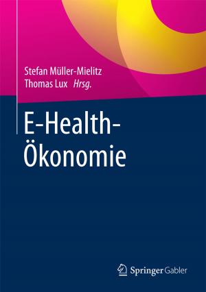Cover of the book E-Health-Ökonomie by Manfred Bruhn