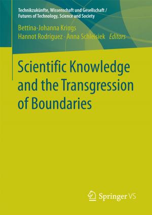 Cover of the book Scientific Knowledge and the Transgression of Boundaries by Dirk Lohre, Roland Pfennig, Viktoria Poerschke, Ruben Gotthardt