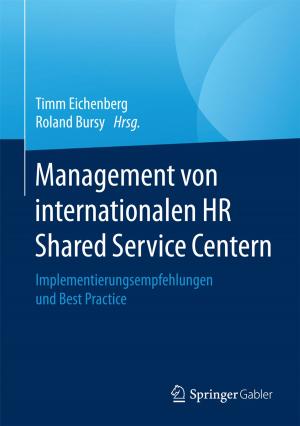Cover of the book Management von internationalen HR Shared Service Centern by Education Nerds