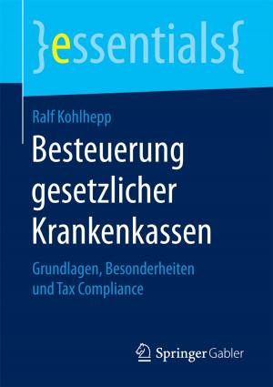Cover of the book Besteuerung gesetzlicher Krankenkassen by Sabrina Volk