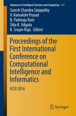 Cover of the book Proceedings of the First International Conference on Computational Intelligence and Informatics by Haiyan Xiong