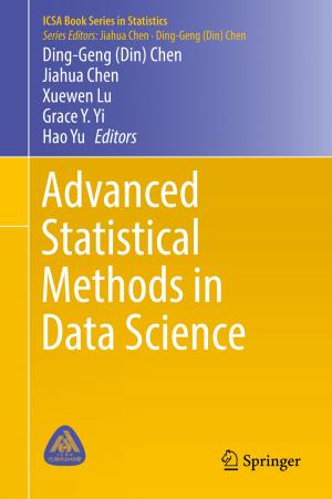 Cover of the book Advanced Statistical Methods in Data Science by Minghai Zhou