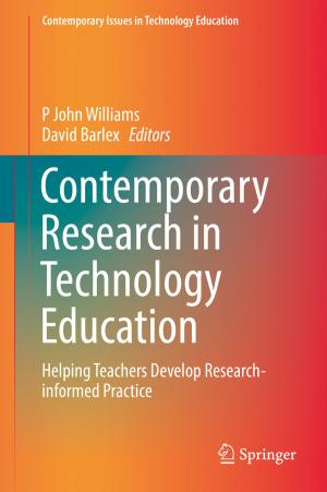 Cover of the book Contemporary Research in Technology Education by Siobhan Lyons