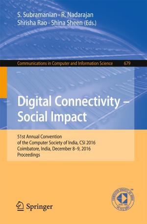 Cover of the book Digital Connectivity – Social Impact by Pratima Bajpai
