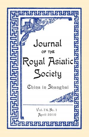 Cover of Journal of the Royal Asiatic Society China Vol.74 No. 1 (2010)