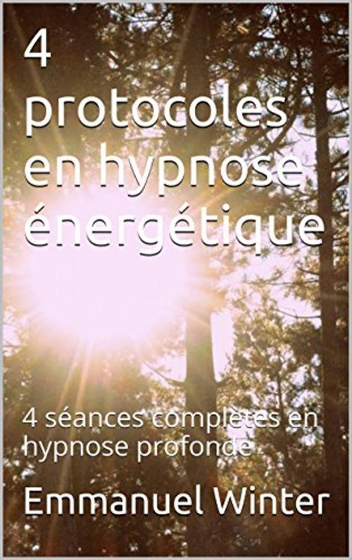 Cover of the book 4 protocoles en hypnose énergétique by Emmanuel Winter, Editions du Héron