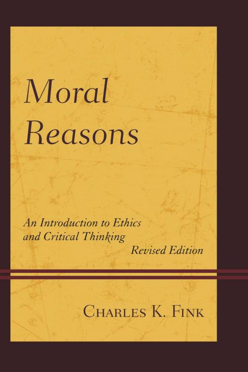 Cover of the book Moral Reasons by Charles K. Fink, Hamilton Books