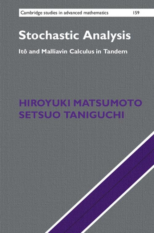 Cover of the book Stochastic Analysis by Hiroyuki Matsumoto, Setsuo Taniguchi, Cambridge University Press