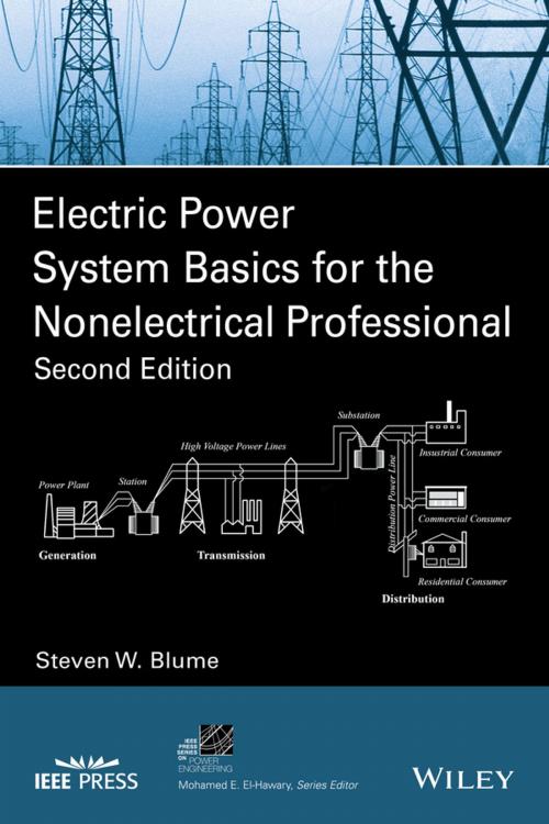 Cover of the book Electric Power System Basics for the Nonelectrical Professional by Steven W. Blume, Wiley