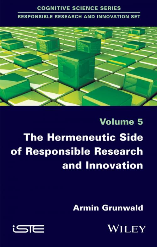 Cover of the book The Hermeneutic Side of Responsible Research and Innovation by Armin Grunwald, Wiley