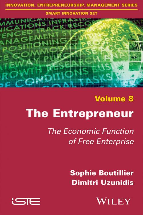 Cover of the book The Entrepreneur by Sophie Boutillier, Dimitri Uzunidis, Wiley
