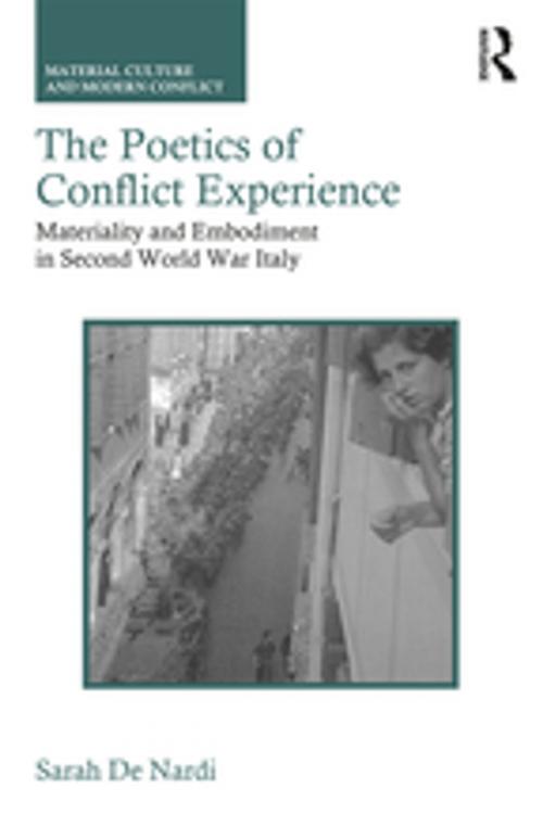 Cover of the book The Poetics of Conflict Experience by Sarah De Nardi, Taylor and Francis