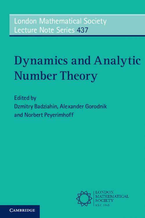 Cover of the book Dynamics and Analytic Number Theory by , Cambridge University Press