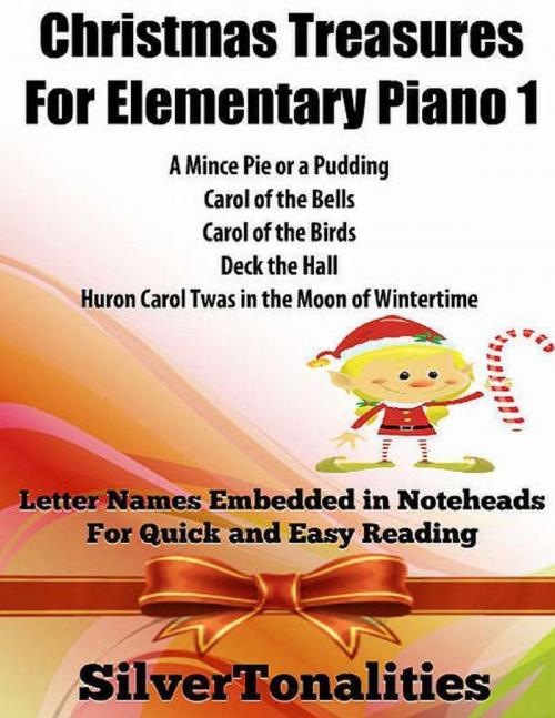 Cover of the book Christmas Treasures for Elementary Piano 1 by Silver Tonalities, Lulu.com