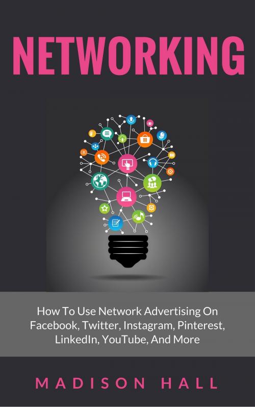 Cover of the book Networking: How to Use Network Advertising on Facebook, Twitter, Instagram, Pinterest, LinkedIn, YouTube, and More by Madison Hall, Jim M Booker