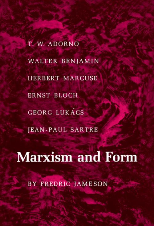 Cover of the book Marxism and Form by Fredric Jameson, Princeton University Press