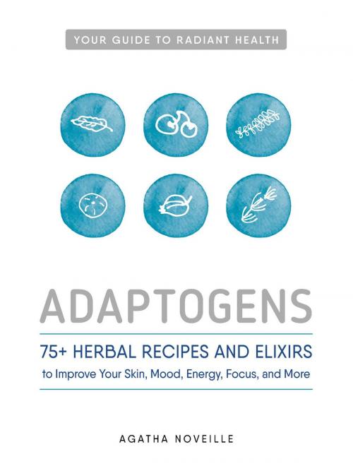 Cover of the book Adaptogens by Agatha Noveille, Adams Media