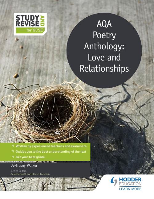 Cover of the book Study and Revise: AQA Poetry Anthology: Love and Relationships by Jo Gracey-Walker, Hodder Education
