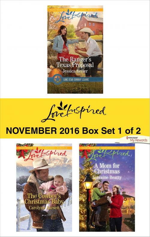 Cover of the book Harlequin Love Inspired November 2016 - Box Set 1 of 2 by Jessica Keller, Carolyne Aarsen, Lorraine Beatty, Harlequin