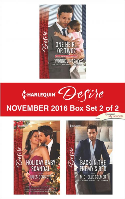 Cover of the book Harlequin Desire November 2016 - Box Set 2 of 2 by Yvonne Lindsay, Jules Bennett, Michelle Celmer, Harlequin