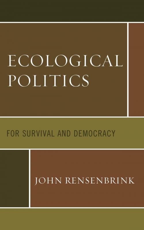 Cover of the book Ecological Politics by John Rensenbrink, Lexington Books