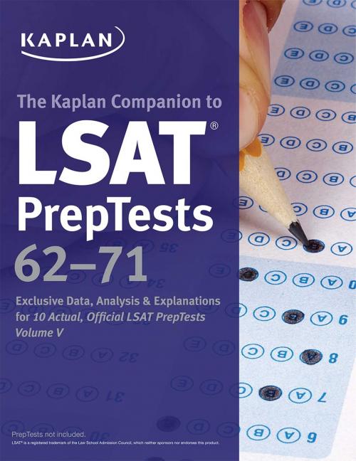 Cover of the book Kaplan Companion to LSAT PrepTests 62-71 by Kaplan Test Prep, Kaplan Publishing