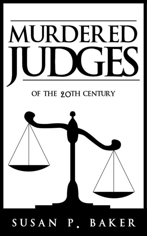 Cover of the book Murdered Judges by Susan P. Baker, Refugio Press