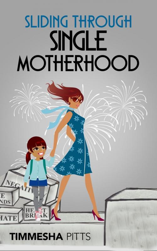 Cover of the book Sliding Through Single Motherhood by Timmesha Pitts, Timmesha Pitts