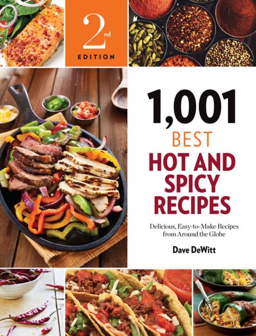 Cover of the book 1,001 Best Hot and Spicy Recipes by Dave DeWitt, Agate Publishing