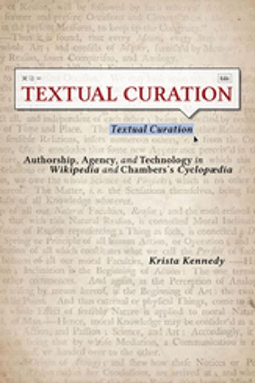 Cover of the book Textual Curation by Krista Kennedy, Thomas W. Benson, University of South Carolina Press