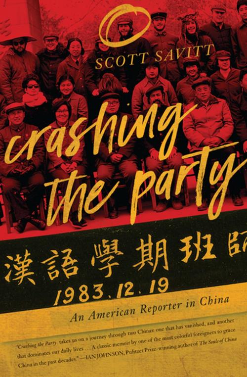 Cover of the book Crashing the Party by Scott Savitt, Counterpoint Press