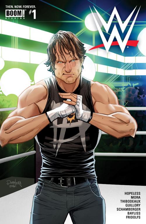 Cover of the book WWE Then Now Forever Special by Dennis Hopeless, Tini Howard, Doug Garbark, BOOM! Studios