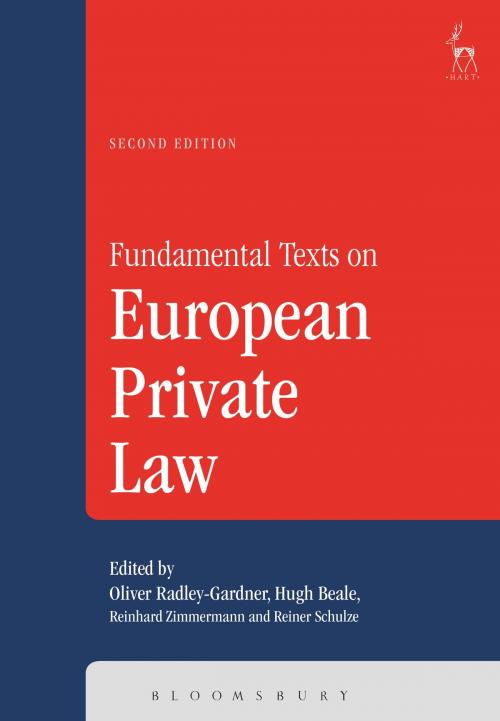 Cover of the book Fundamental Texts on European Private Law by , Bloomsbury Publishing