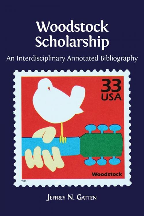 Cover of the book Woodstock Scholarship by Jeffrey N. Gatten, Open Book Publishers