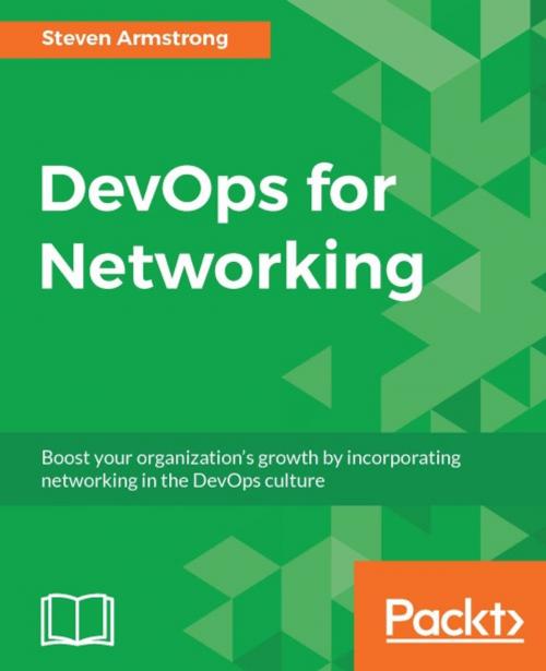 Cover of the book DevOps for Networking by Steven Armstrong, Packt Publishing