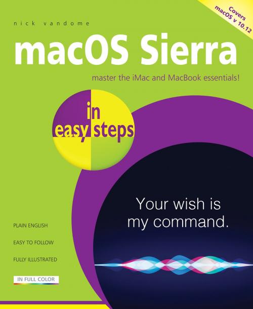 Cover of the book macOS Sierra in easy steps by Nick Vandome, In Easy Steps Limited